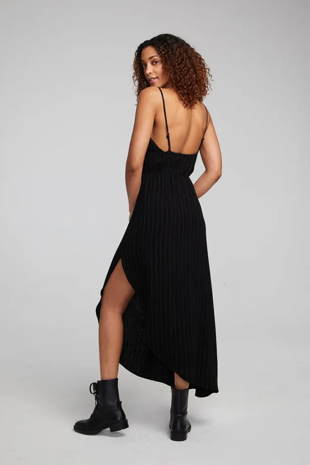 Womens Dresses Chaser Brand Shirley Beverly Pinstripe Slip Dress