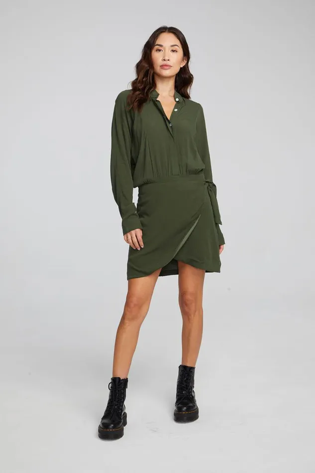 Womens Dresses Chaser Brand Syd Forest Night Mini Dress