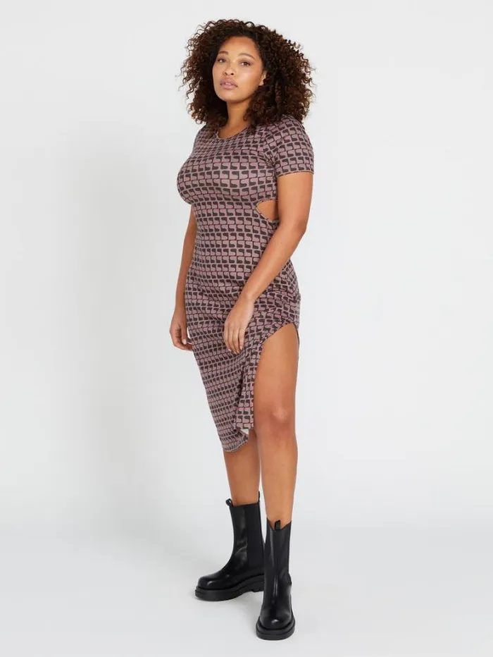 Womens Dresses Volcom Disco Rodeo Dress 8211 Vintage Black