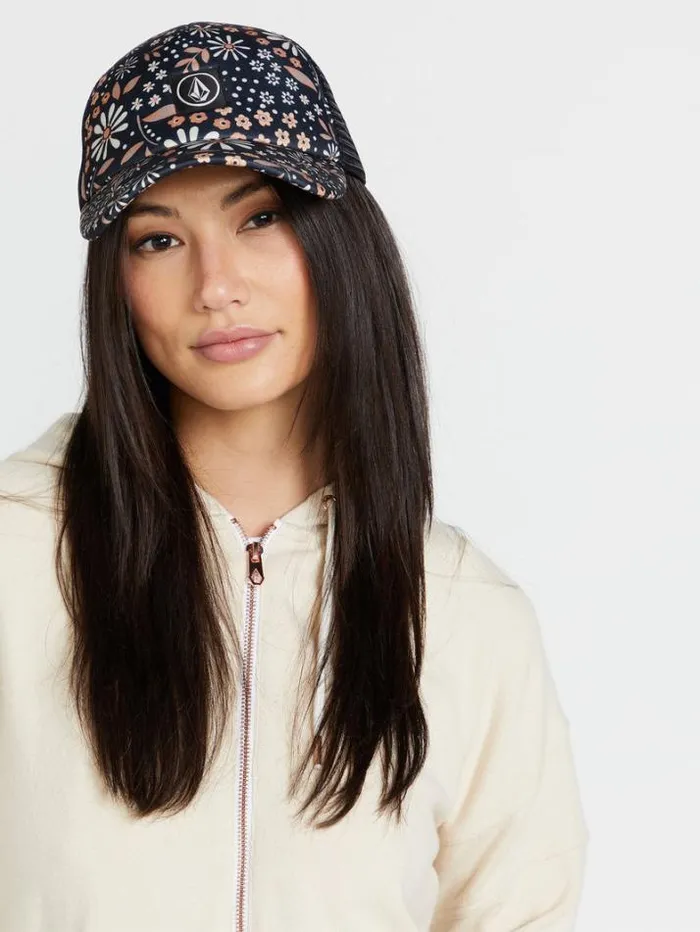 Womens Hats and Beanies Volcom Into Paradise Hat 8211 Vintage Black
