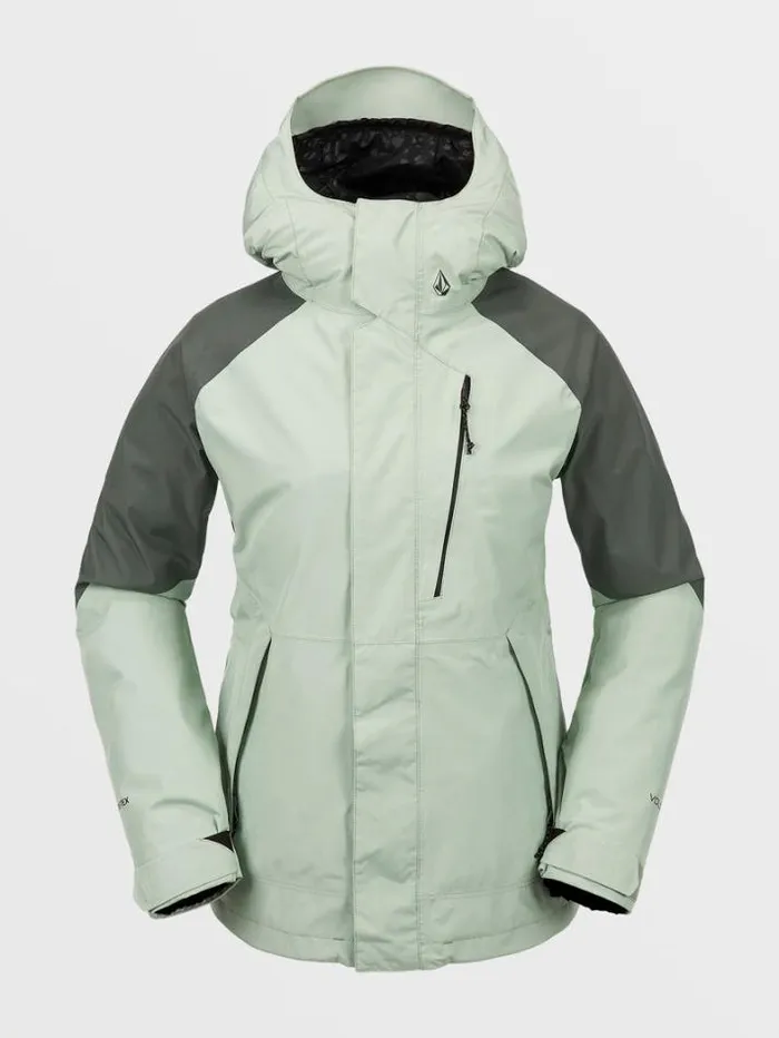 Womens Jackets Volcom VCo Aris Insulated Gore Jacket 8211 Sage Frost