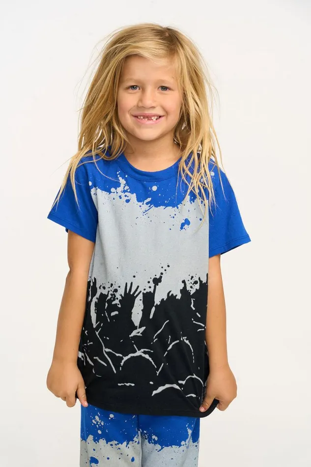 WomensKids Music Chaser Brand Ombre Crowd Colby Tee