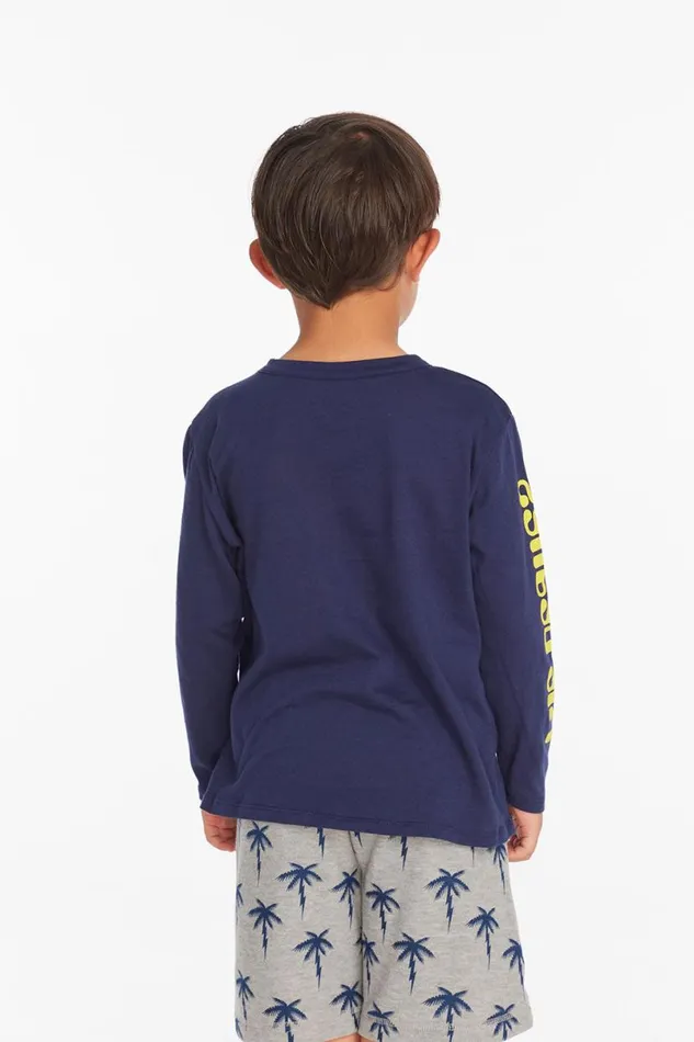 WomensKids Music Chaser Brand The Beatles Yellow Submarine Boys Long Sleeve Tee