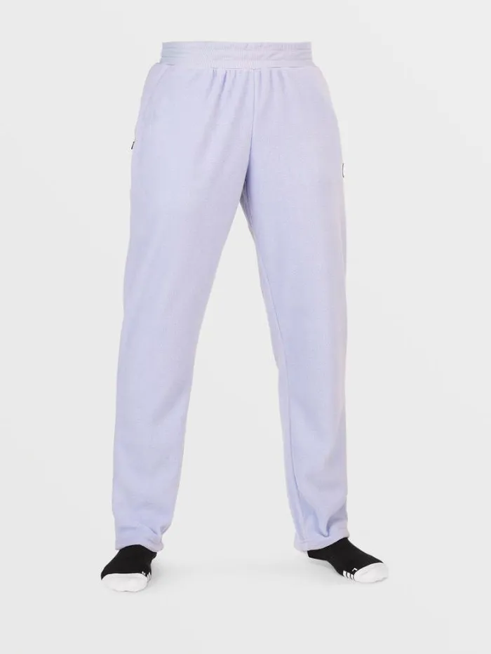 Womens Layering Volcom Polar Fleece Pants 8211 Lilac Ash