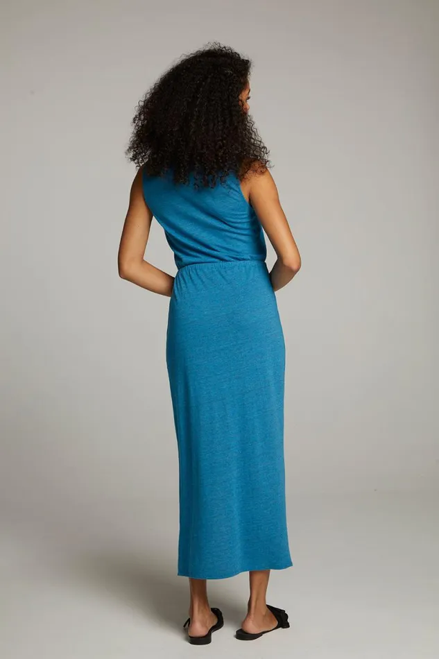 Womens Loungewear Chaser Brand Durangoo Blue Danube Maxi Dress