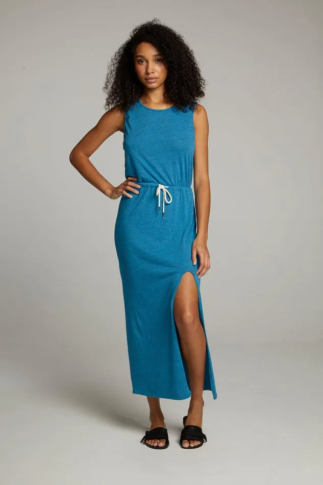 Womens Loungewear Chaser Brand Durangoo Blue Danube Maxi Dress