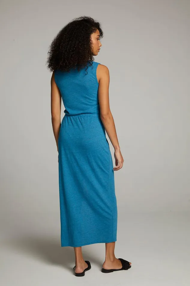 Womens Loungewear Chaser Brand Durangoo Blue Danube Maxi Dress