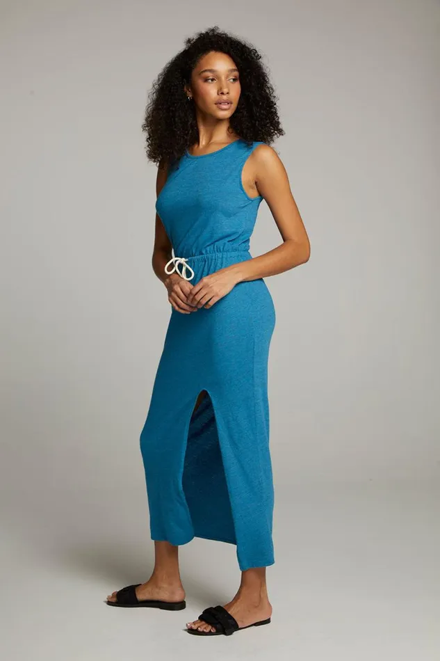 Womens Loungewear Chaser Brand Durangoo Blue Danube Maxi Dress