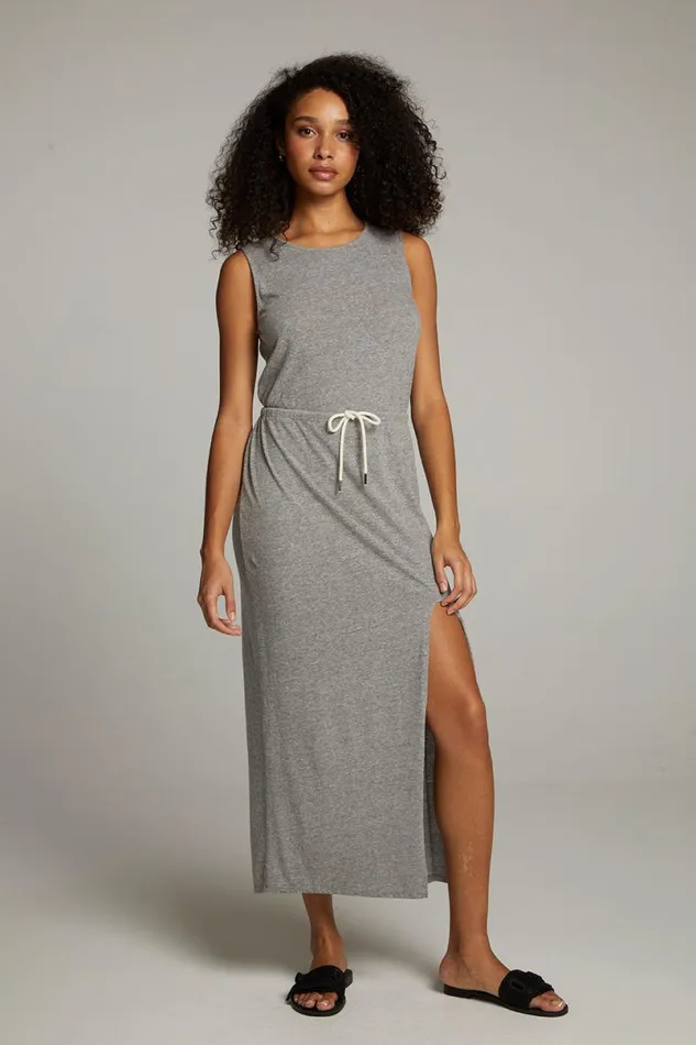 Womens Loungewear Chaser Brand Durangoo Streaky Grey Maxi Dress