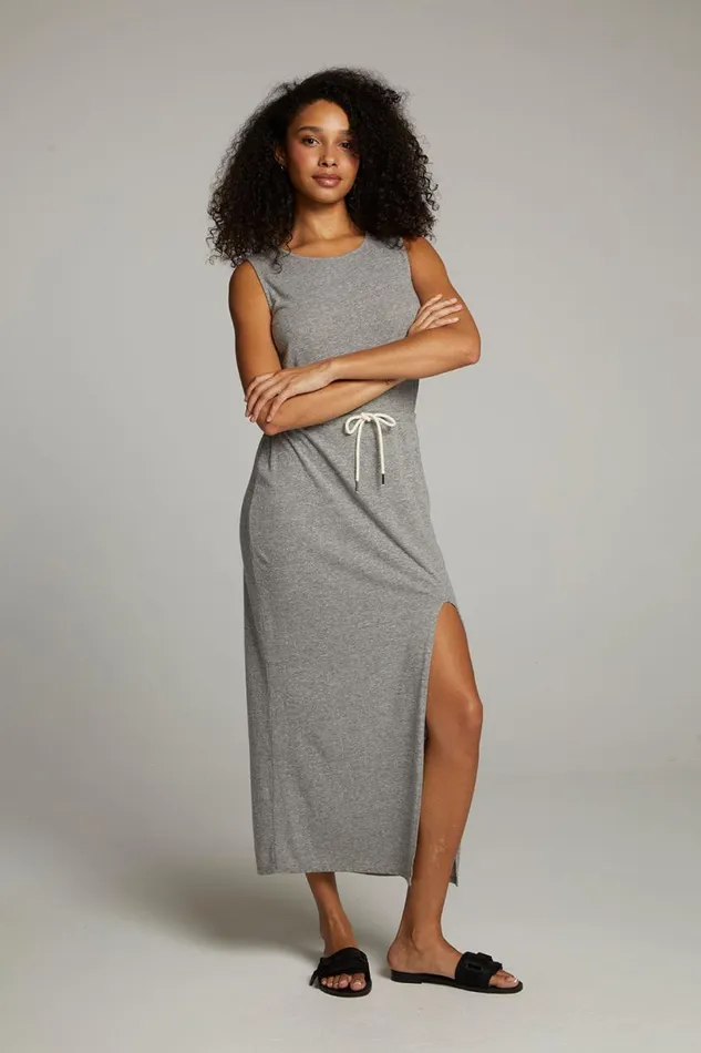Womens Loungewear Chaser Brand Durangoo Streaky Grey Maxi Dress