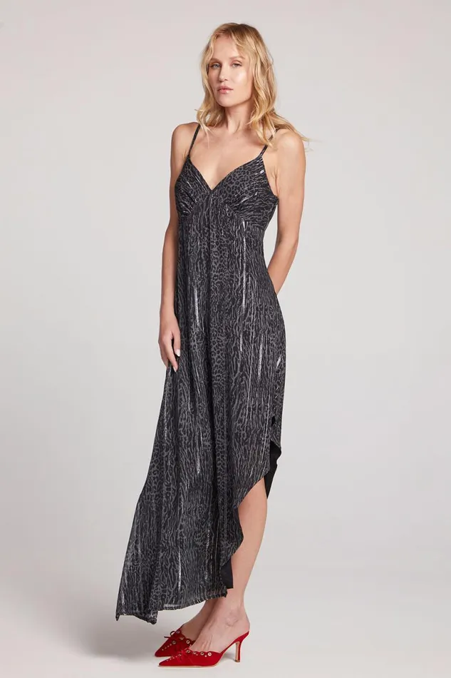Womens Loungewear Chaser Brand Kiss Licorice Leopard Slip Dress