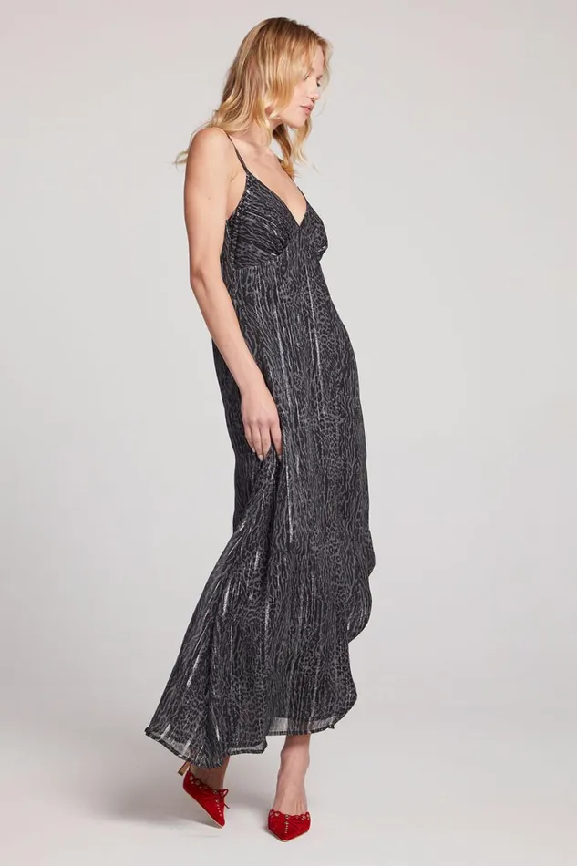 Womens Loungewear Chaser Brand Kiss Licorice Leopard Slip Dress