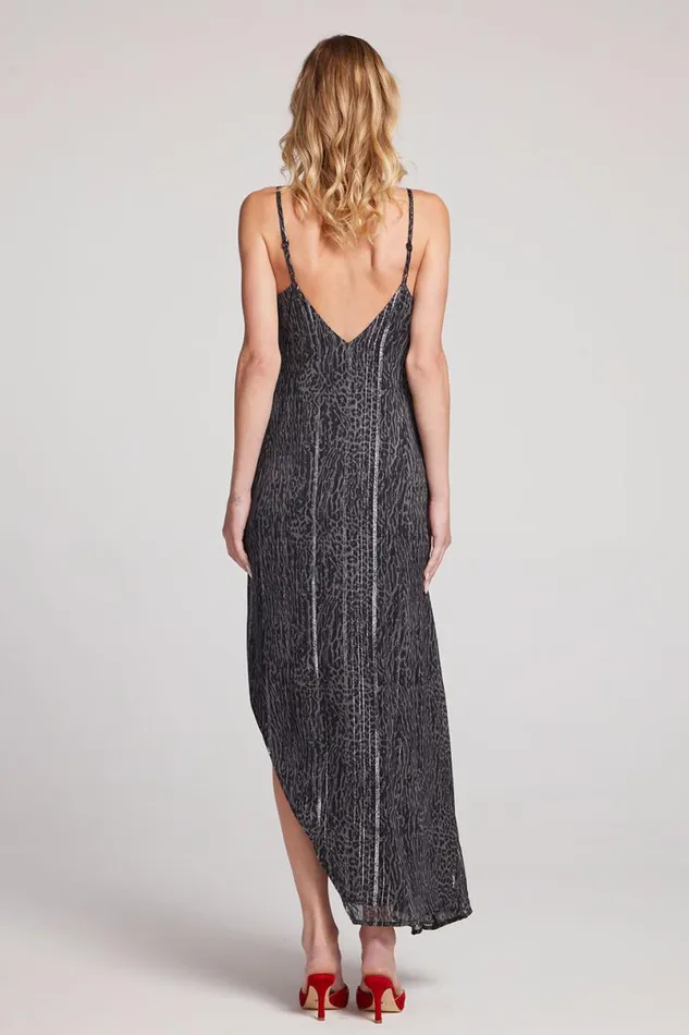 Womens Loungewear Chaser Brand Kiss Licorice Leopard Slip Dress