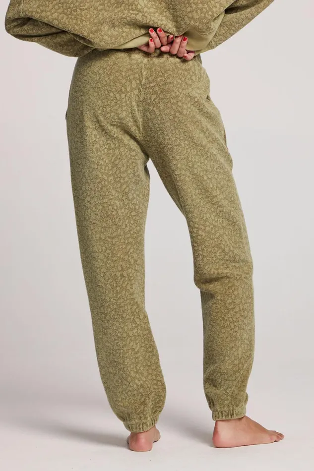 Womens Loungewear Chaser Brand Mission Leopard Joggers