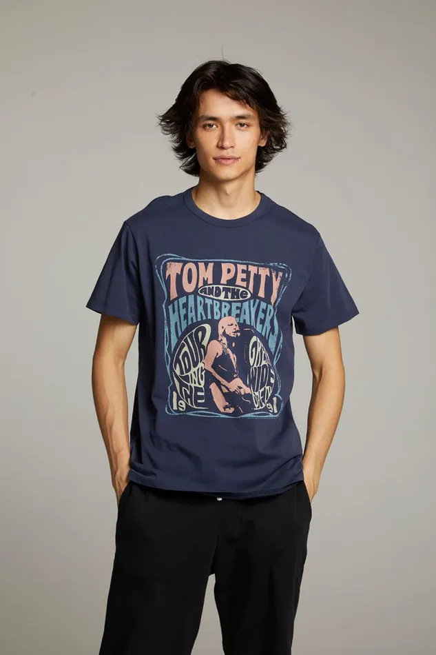 WomensMens Music Chaser Brand Tom Petty Great Wide Open Crew Neck Tee