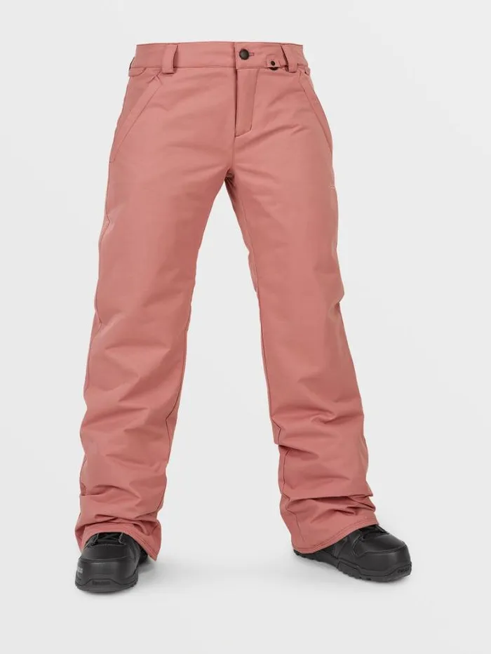 Womens Pants Volcom Frochickie Insulated Pants 8211 Earth Pink