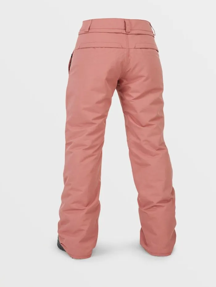 Womens Pants Volcom Frochickie Insulated Pants 8211 Earth Pink