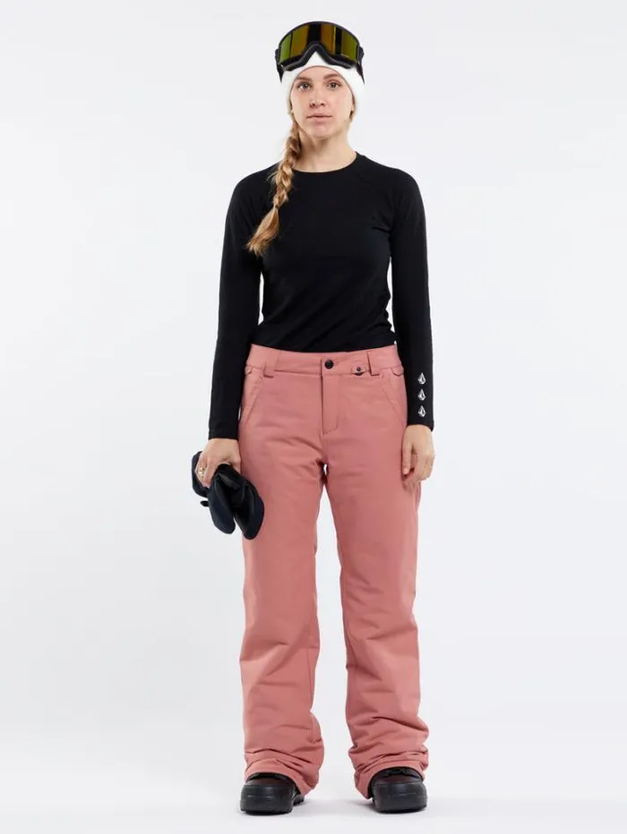 Womens Pants Volcom Frochickie Insulated Pants 8211 Earth Pink