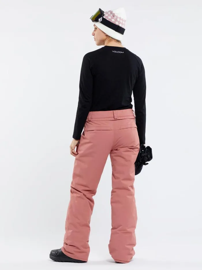Womens Pants Volcom Frochickie Insulated Pants 8211 Earth Pink