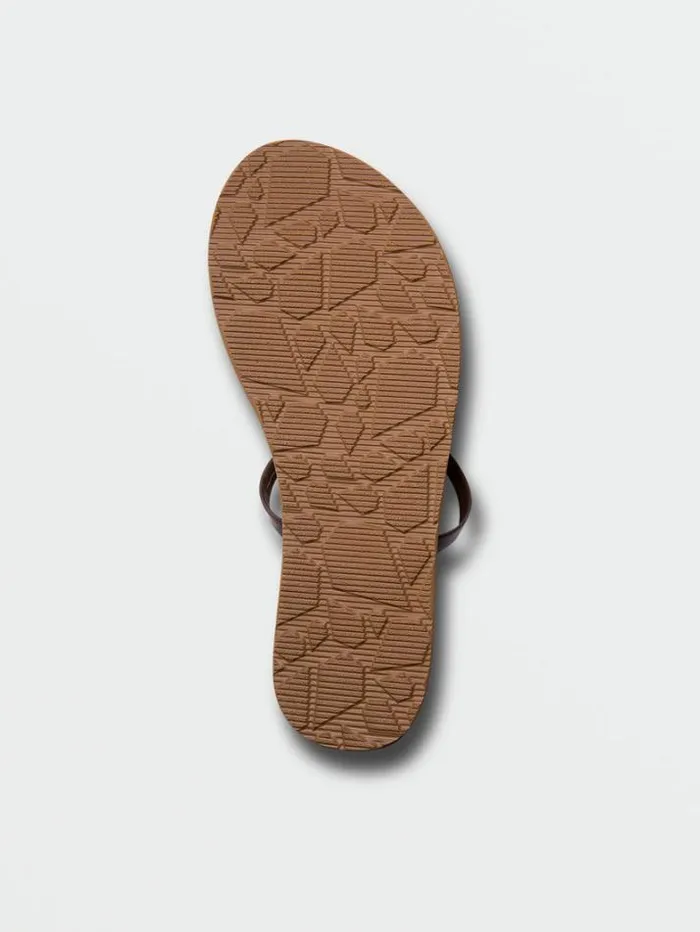 Womens Sandals Volcom Easy Breezy II Sandals 8211 Brown