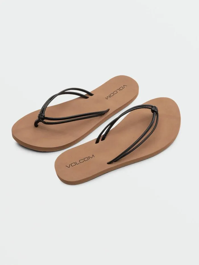 Womens Sandals Volcom Forever And Ever II Sandals 8211 Black