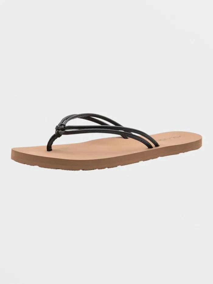 Womens Sandals Volcom Forever And Ever II Sandals 8211 Black