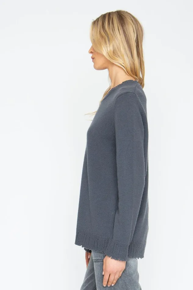 Womens Tops Chaser Brand Charbon Oversize Sweater