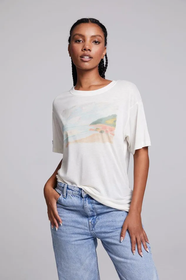Womens Tops Chaser Brand Dream Beach Tee