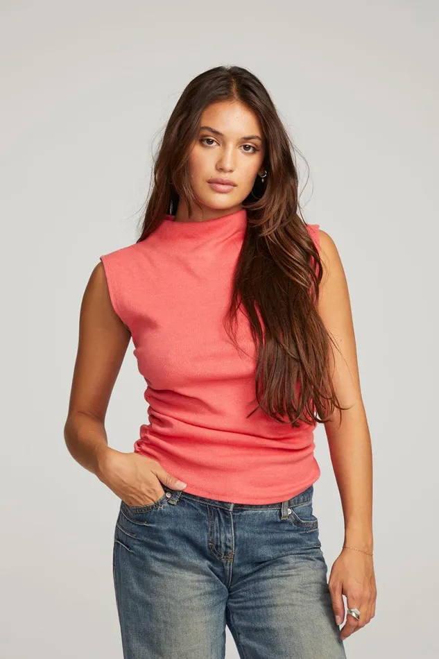 Womens Tops Chaser Brand Haileyy Flame Tank Top