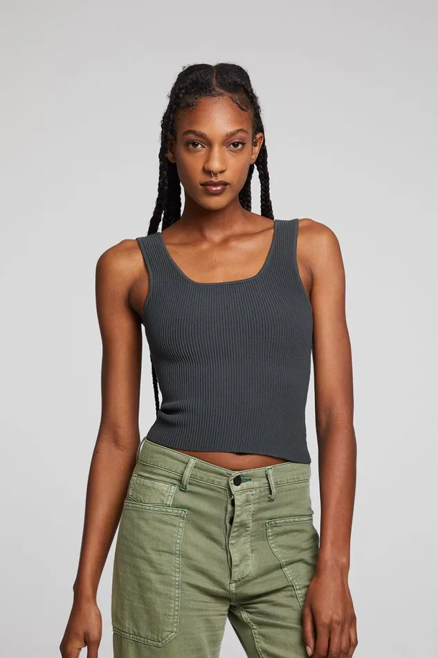Womens Tops Chaser Brand Maizy Licorice Tank