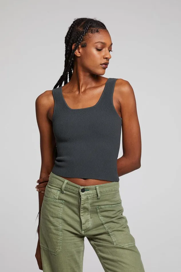 Womens Tops Chaser Brand Maizy Licorice Tank
