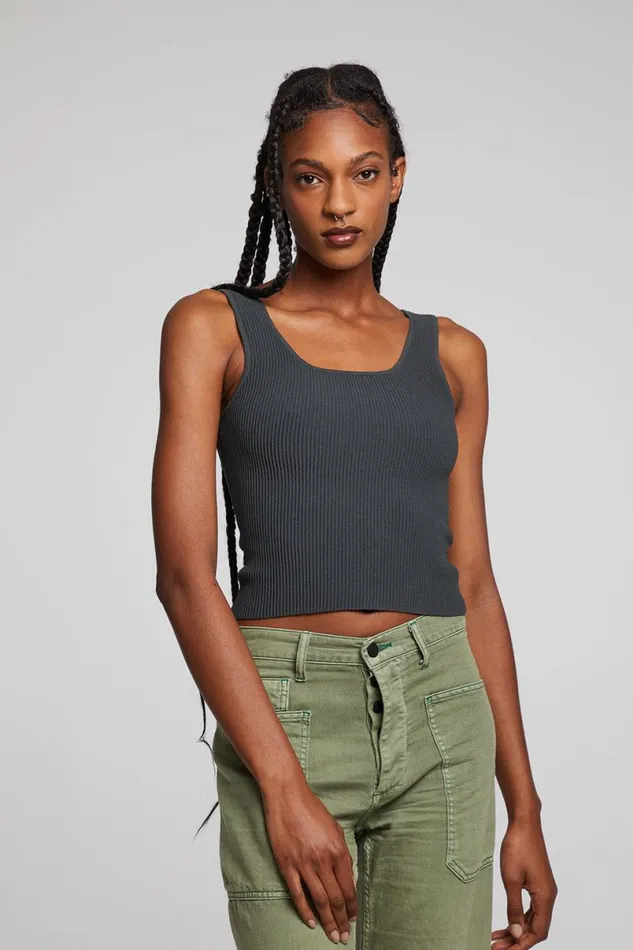 Womens Tops Chaser Brand Maizy Licorice Tank