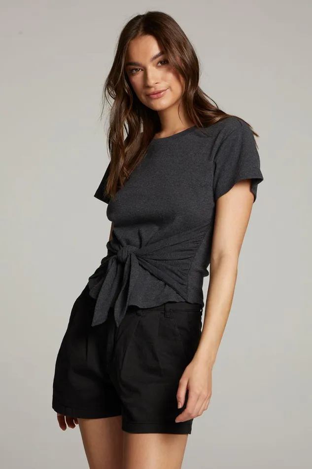 Womens Tops Chaser Brand Mia Black Top