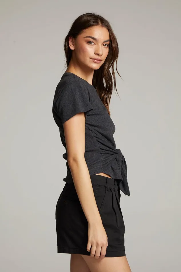 Womens Tops Chaser Brand Mia Black Top