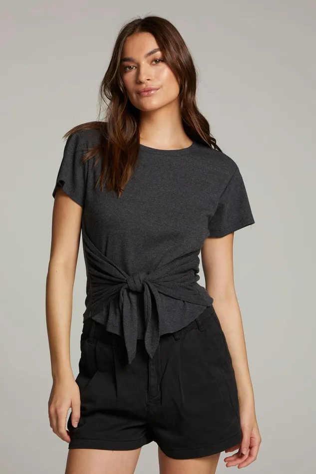 Womens Tops Chaser Brand Mia Black Top