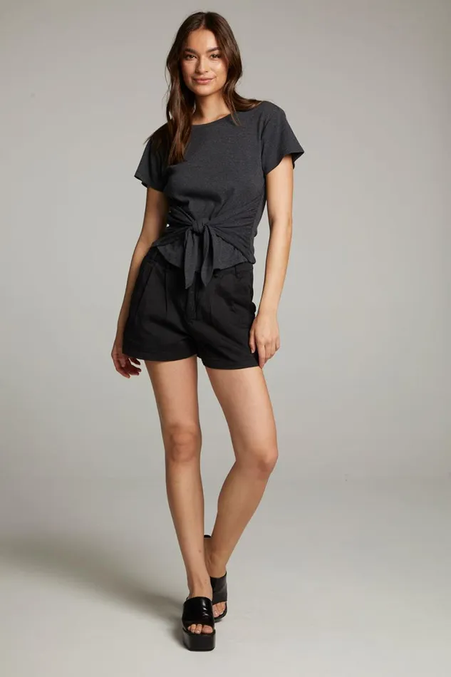 Womens Tops Chaser Brand Mia Black Top