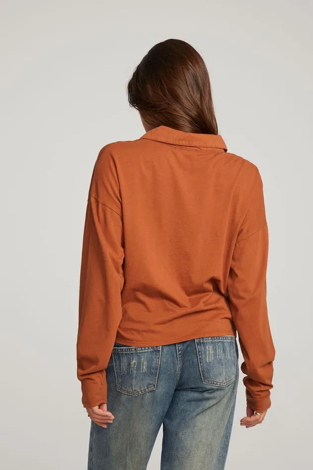 Womens Tops Chaser Brand Miles Whiskey Long Sleeve