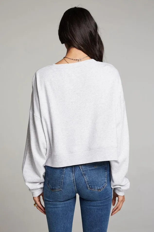 Womens Tops Chaser Brand Paris Pullover