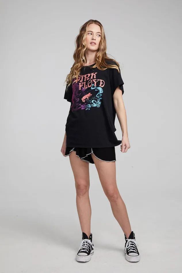Womens Tops Chaser Brand Pink Floyd Nouveau Tee