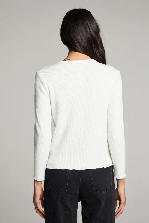 Womens Tops Chaser Brand Ski Ya Later Long Sleeve