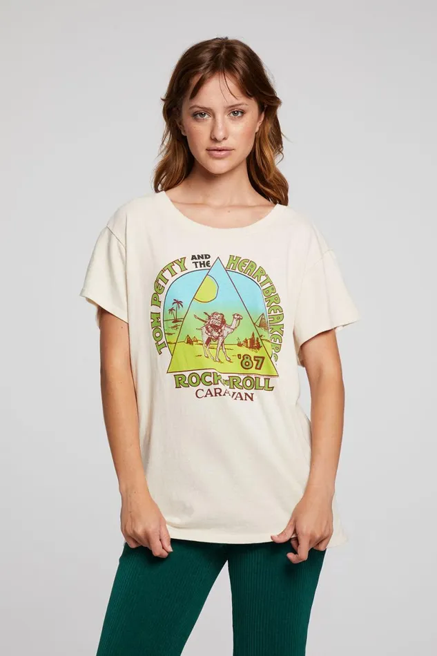 Womens Tops Chaser Brand Tom Petty Rock039n039Roll Caravan