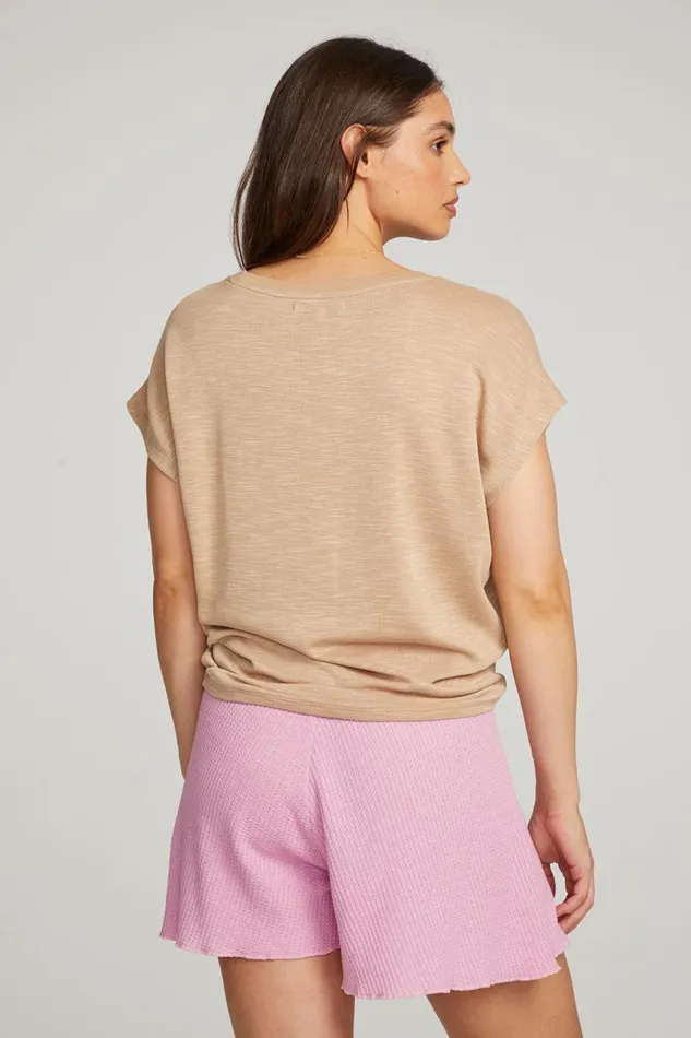 Womens Tops Chaser Brand Wylie Portabella Tee