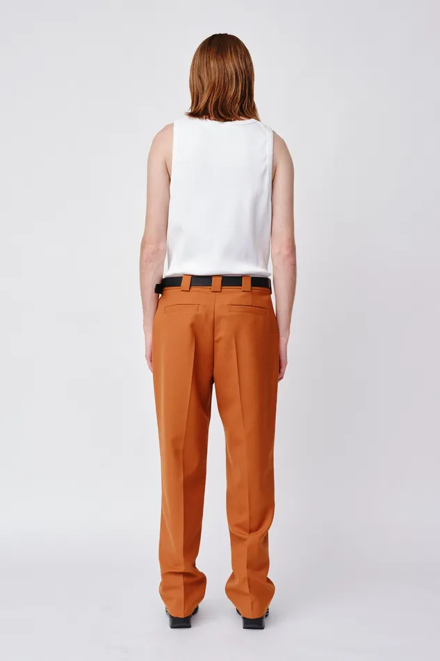 Wonhundred Trousers Men Jayden 8211 Leather Brown
