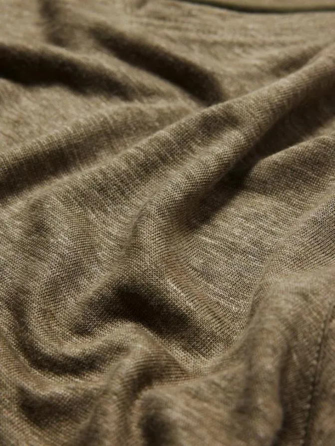 WOOSTER VNECK Dk Steel Htr Clothing John Varvatos TShirts