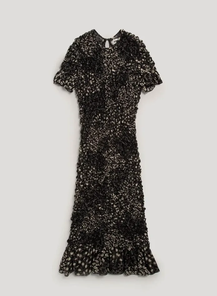 YMC Ari Dress Black Multi Womens Dresses