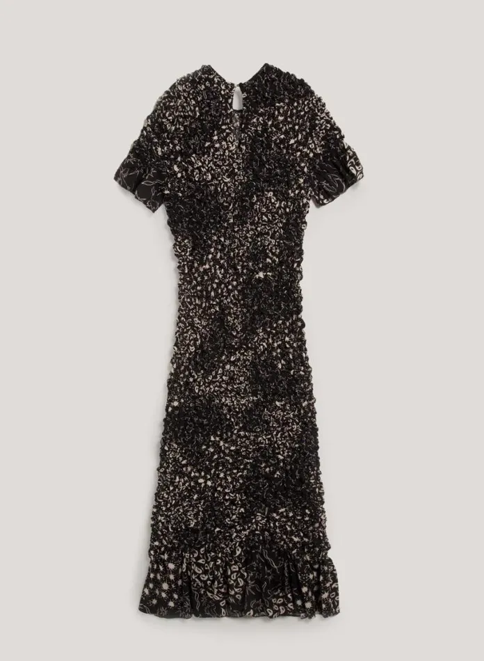 YMC Ari Dress Black Multi Womens Dresses