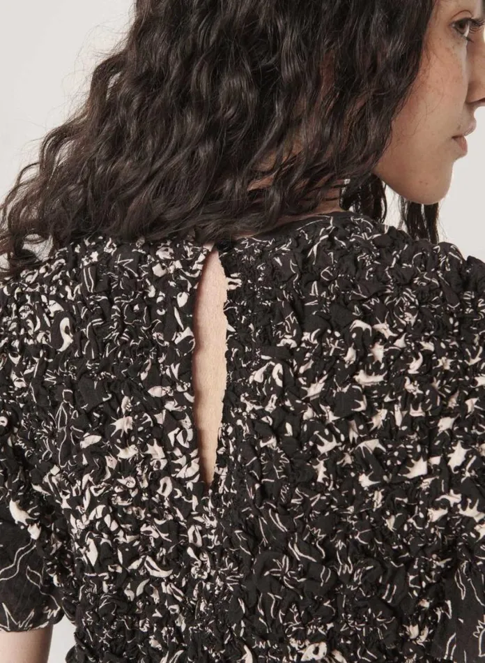 YMC Ari Dress Black Multi Womens Dresses