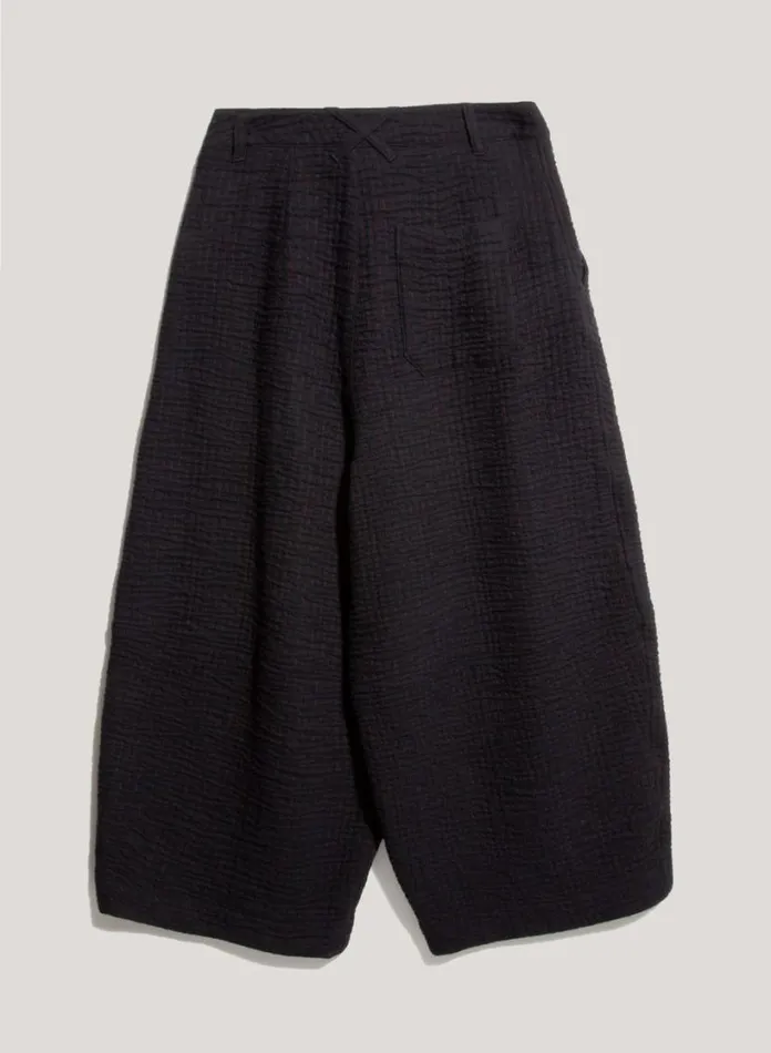 YMC Deadbeat Textured Trousers Black Womens Trousers