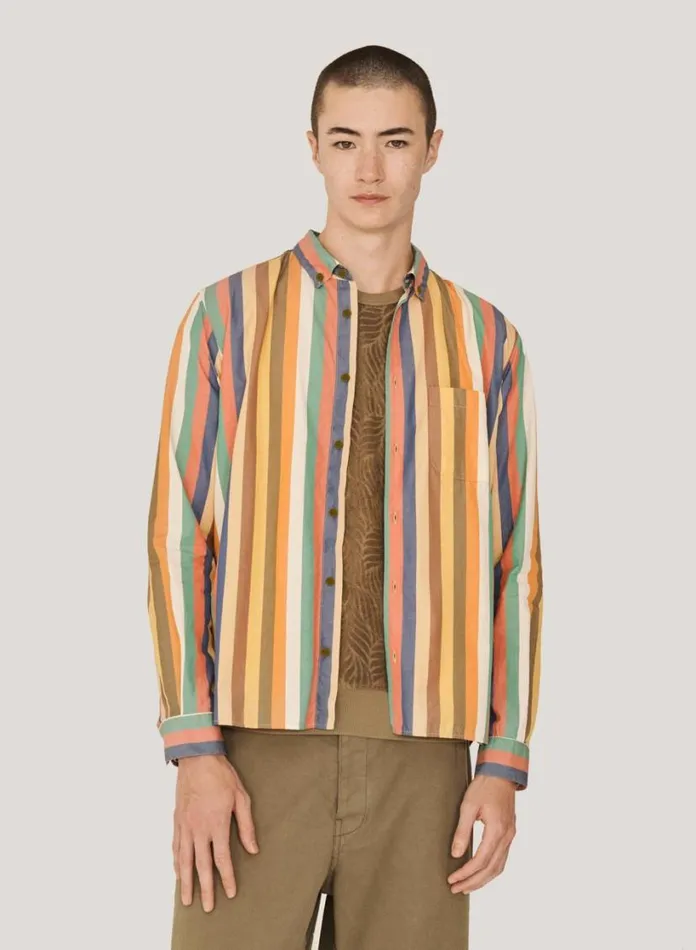 YMC Dean Shirt Multi Mens Shirts