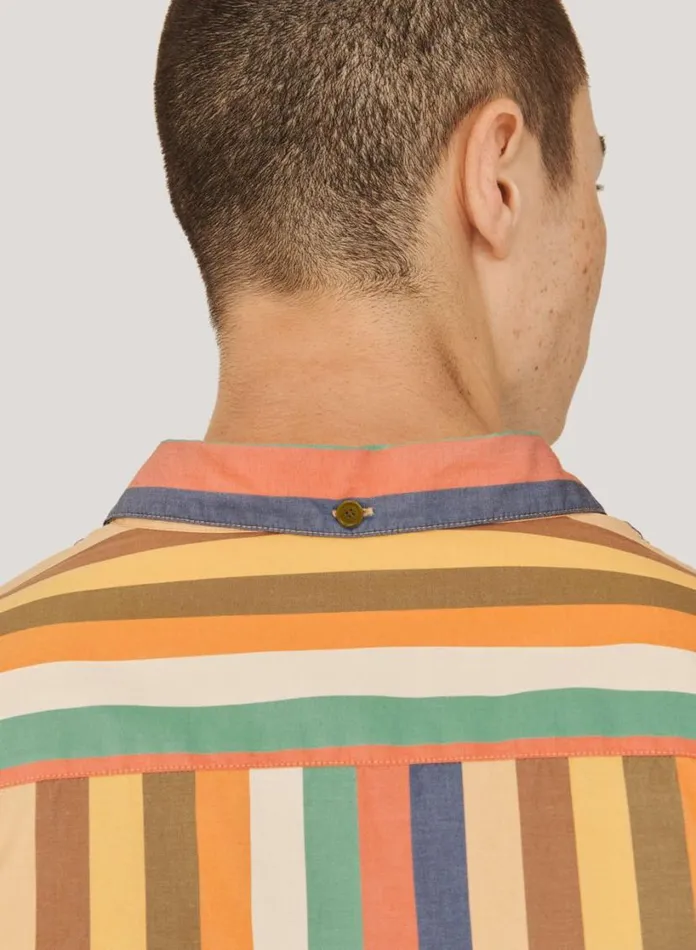 YMC Dean Shirt Multi Mens Shirts